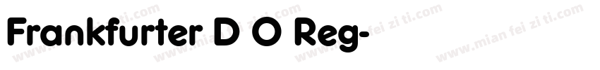 Frankfurter D O Reg字体转换